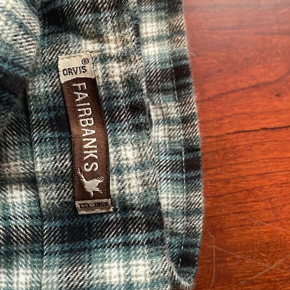 Orvis Men’s Flannel Size Medium - Picture 5 of 5